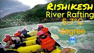 River Rafting in Rishikesh at 5-7 degree temperature I Winter Uttarakhand