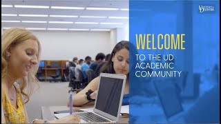You@UD: Welcome to the UD Academic Community