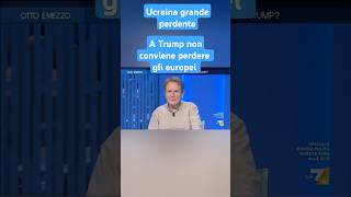 Ucraina perde, ma a Trump non conviene perdere gli europei -  - Caracciolo a Otto e mezzo