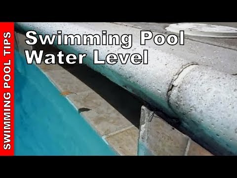 How much water does it take to raise a pool?