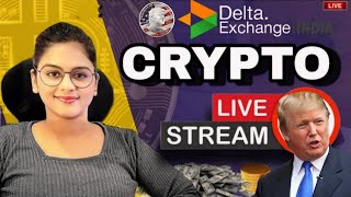 CRYPTO LIVE TRADING || 25 JAN  || @thetradingfemme #crypto #deltacryptolive #livetrading