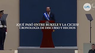 ¿Qué pasó entre Bukele y la CICIES? Cronología de discurso y hechos