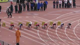 男子高校100m決勝_第30回北海道高体連札幌支部春季陸上20170514