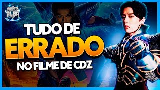 TODOS OS ERROS DO LIVE ACTION DE CDZ! RESENHA COMPLETA COM SPOILERS