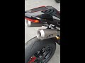 ducati monster 1200r spark exhaust first start