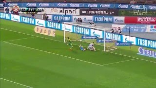 Oleg Shatov's goal. Zenit vs FC Kuban | RPL 2015/16