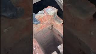 Dangerous Chimney! Falling down chimney removal roof tile repair how to remove fix