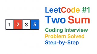 LeetCode #1 Two Sum | Coding Interview Problem Solved Step-by-Step