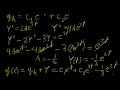 Undetermined coefficients with exponential | Differential Equations | LetThereBeMath |