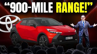 Toyota CEO Announces BRAND NEW EV With 900 Mile Range!