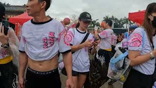 Yuen Long Tai Shu Ha Tin Hau Temple Worshiping Deity After Parade 2024