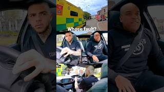 Ambulance NEAR MISS! 💥🚑 #drivingfails #crash #learnerdriver