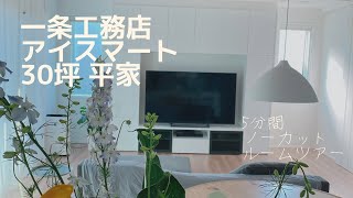 一条工務店i-smart/アイスマート/平家/30坪/シンプルに暮らす/ルームツアー/5分間ノーカット/間取り紹介/北欧インテリア【マイホームのご紹介】