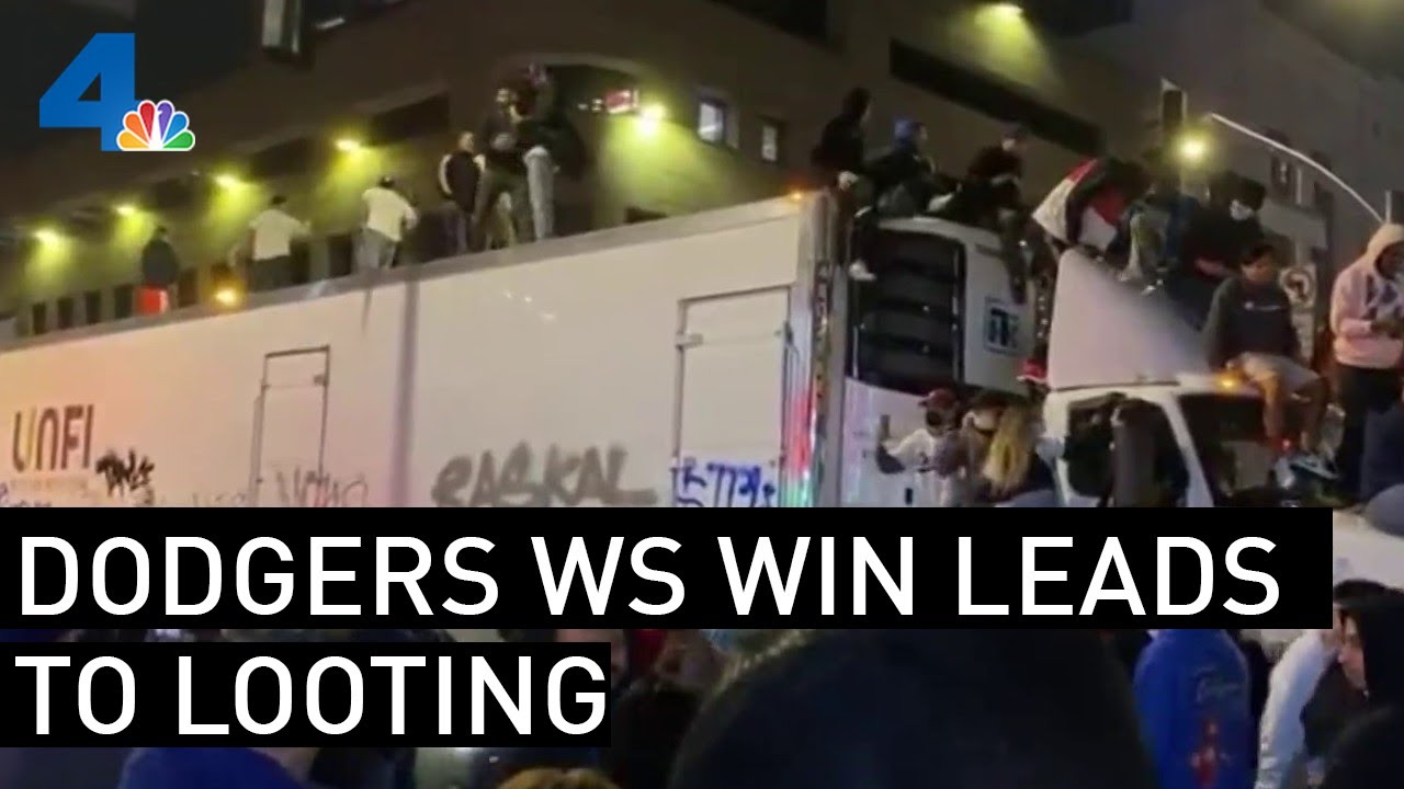 Dodgers World Series Celebrations Result In Some Vandalism And Looting ...