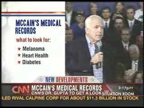 McCains Odd Process Of Disclosure (Medical Records) McCains Odd Process Of Disclosure (Medical Records)