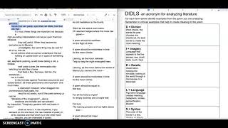 Basic Analysis of Marianne Moore's \