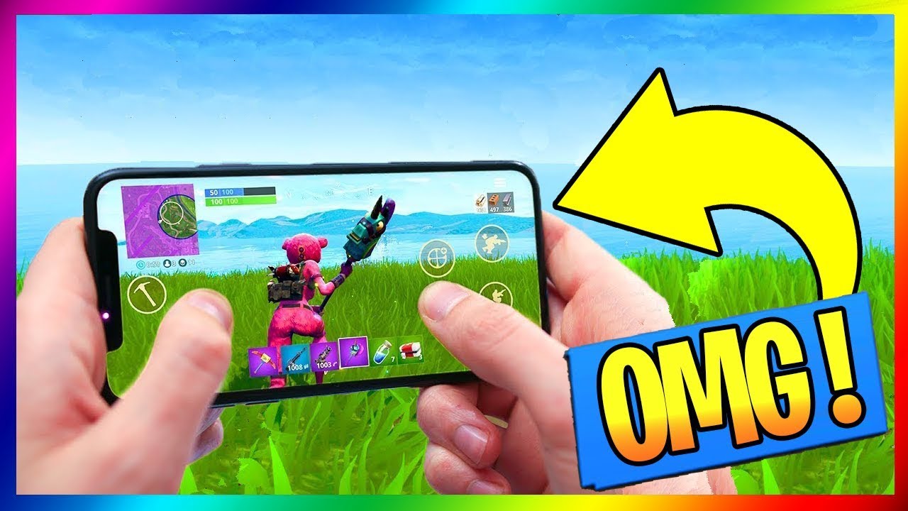 FORTNITE BATTLE ROYALE ENFIN DISPONIBLE SUR MOBILE !!! - YouTube