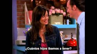 Friends, monica & chandler talking about the future