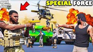 Franklin's Last Day as A CHIEF OF SPECIAL SECRET FORCE in GTA 5 | SHINCHAN and C