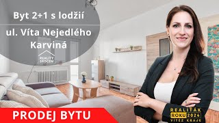 Prodej bytu v os. vlast. 2+1+lodžie/55m2 ul. Víta Nejedlého, Karviná – Ráj