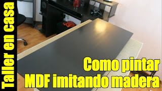 Como pintar MDF en casa (sellar + pintar + lacar)