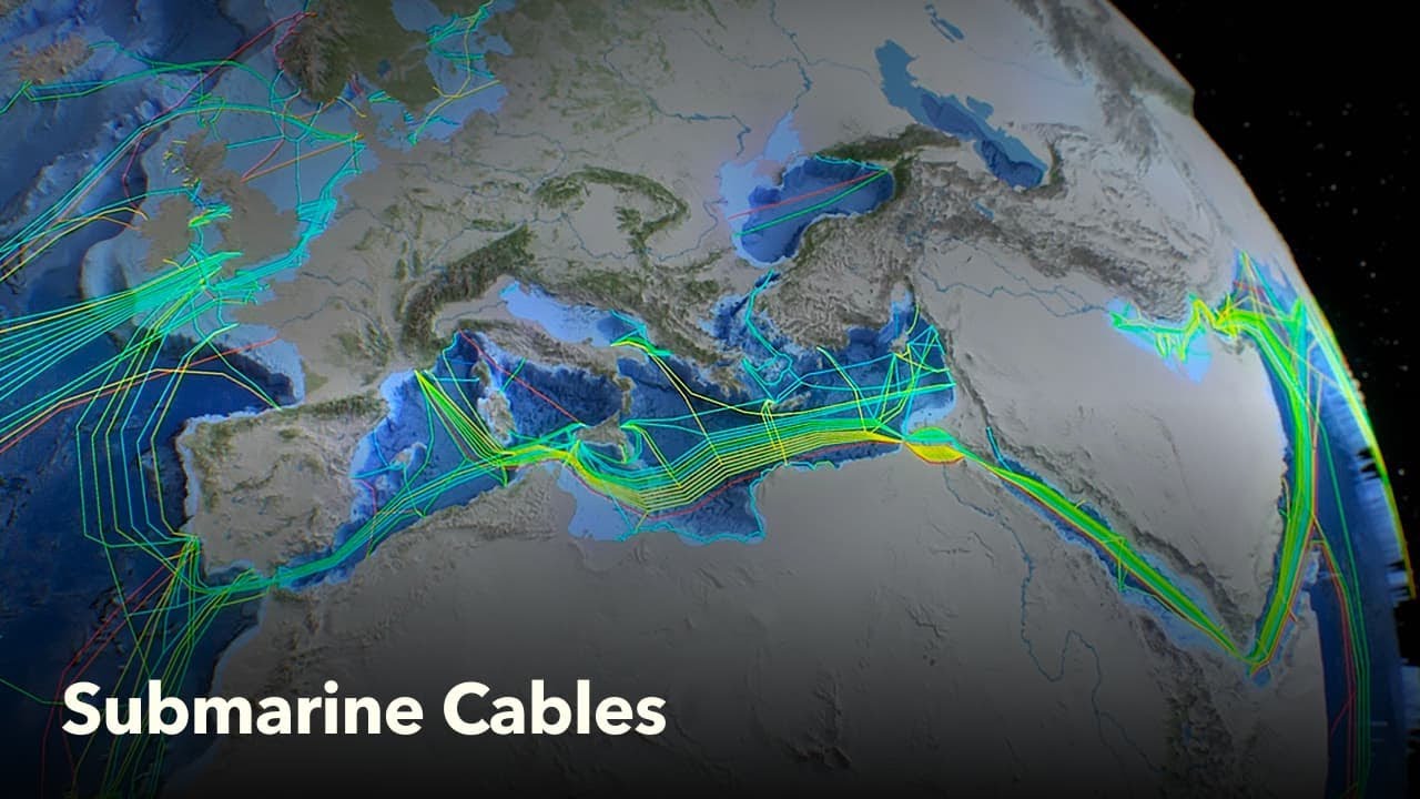 Fiber Optic Internet Map The Undersea Cables That Power The Internet At