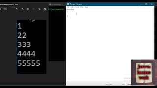 for loop pattern 11 | java homework