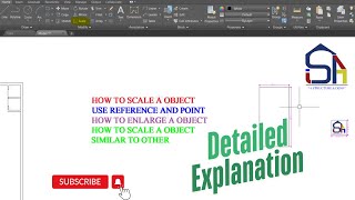 How to use Scale Command in AutoCAD || AutoCAD Scale to Specific Size