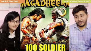 Couple Reaction on Magadheera 100 Soldier Fight Scene | Ram Charan