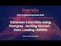 Database Essentials using Postgres - Getting Started - Data Loading Utilities in Postgresql
