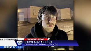 Redding police arrest commercial burglary suspect