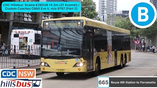 CDC Hillsbus: Scania K280UB 14.5m (ZF Ecomat) / Custom Coaches CB60 Evo II, m/o 9797 [Part 2]