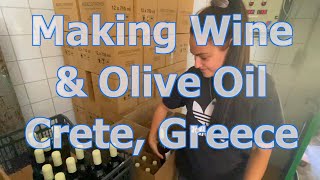 Wine & Olive Oil Production @ Agreco Farms Outside Rethymno, Crete