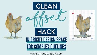 Create Offset Hack in Cricut Design Space for Complex Image