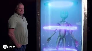 Interactive Hologram - Glimmbox - Transparent 4K Holobox