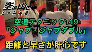 【武道】空道テクニック149「ジャブ・ジャブダブル」【格闘技】