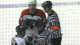 Denis Gauthier vs Vincent Lecavalier Mar 17, 2006