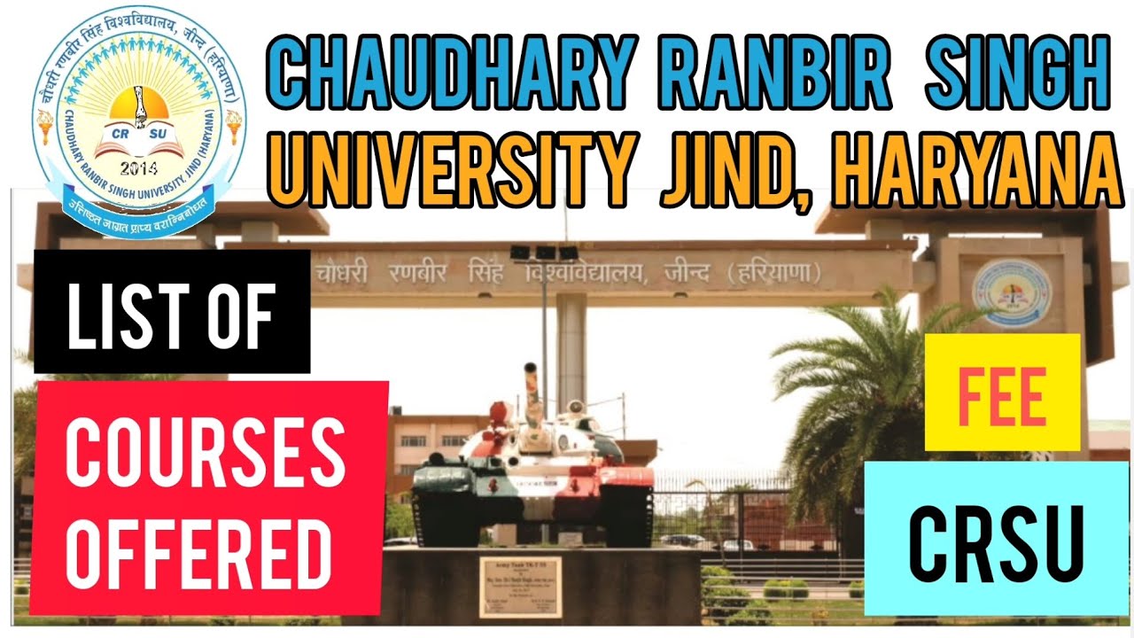 List Of Courses Offered In CRSU Jind #crsu #crsujind #crsuuniversity # ...