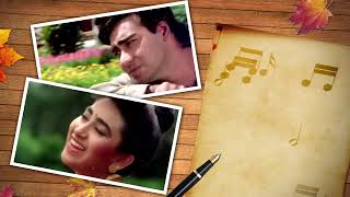 Pyar Ke Kagaz Pe - Jigar (1992) songs | Audio Lyrical - Ajay Devgan & Karishma Kapoor - 90's Duets