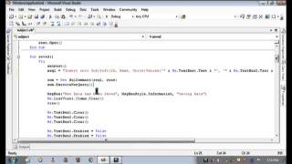 Scheduling System - VB.NET Part 3/5