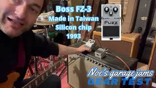 Boss FZ-3 vs Boss FZ-5 Fuzz guitar pedals - GEAR TEST