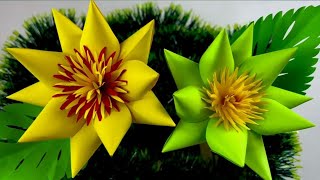 素晴らしい紙の花 |紙を使った花のアイデア | DIY |ベスト・オブ・ビューティー