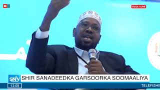 🔴LIVE SHIR SANADEEDKA GARSOORKA SOOMAALIYA 2020