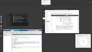 March 25. Part 3. MATLAB animation demo of rotation matrices transforming unit vectors.
