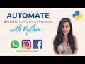 Automate any Chat-Messenger with Python | PyAutoGUI | Easy Tutorial | Ayushi Rawat