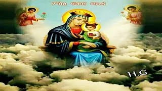 ንሽ ዘሰኔ ማርያም ለዛቲ ቤት ሣረራ አብ ቀዲሙ ለዛቲ ቤት ሐነፃ ወልድ ወፈጸማ መንፈስ ቅዱስ።#አሴAseዓዋዜ Awaze