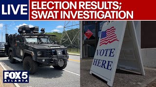 LIVE | Breaking down election results; SWAT investigation suspends Sandy Springs polls