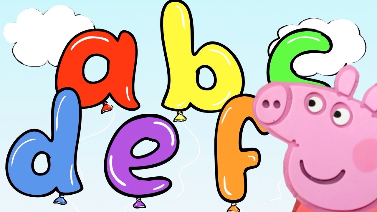 Learn Alphabet With Peppa Pig & The ABC Song | Learn Abc For Babies ...