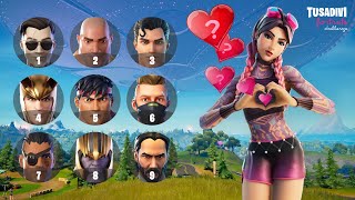 ADIVINA LA PAREJA/FAMILIA - FORTNITE CHALLENGE | tusadivi