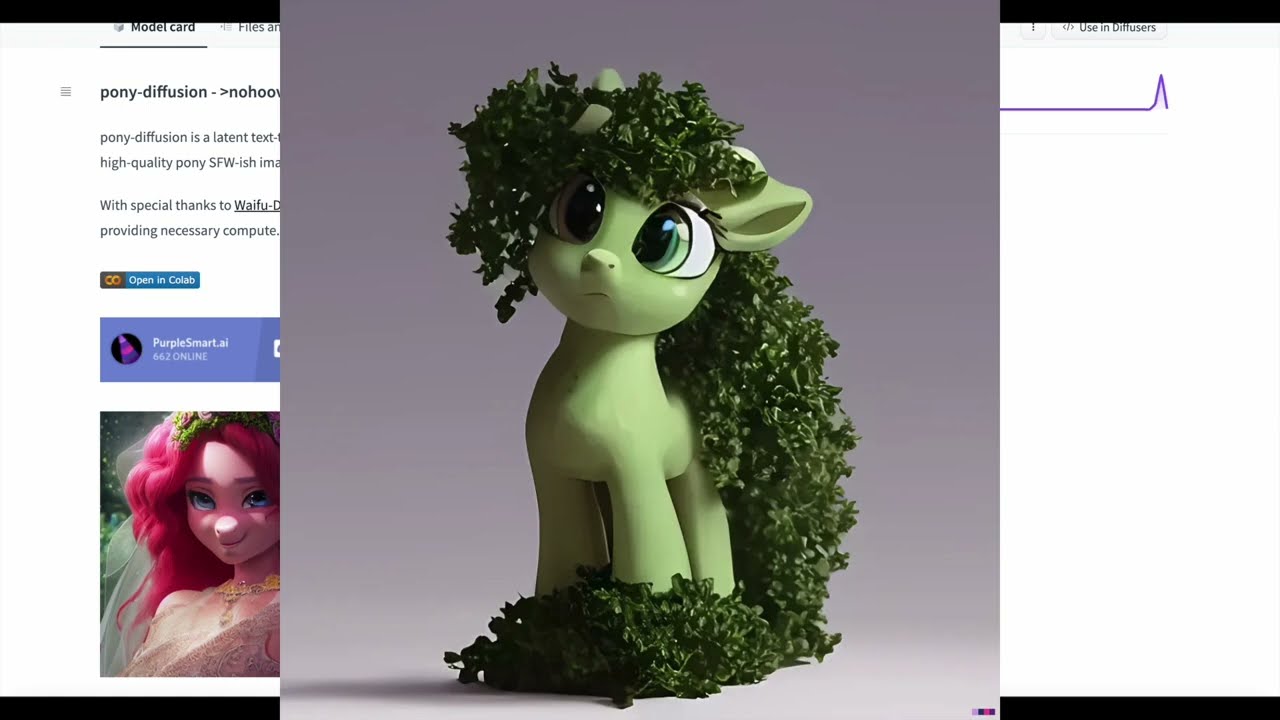 Pony-diffusion: Generating Ponies With Stable Diffusion - YouTube